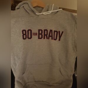 Hoodie 80 For Brady by Bella + Canvas Fleece Pullover Size Small Unisex